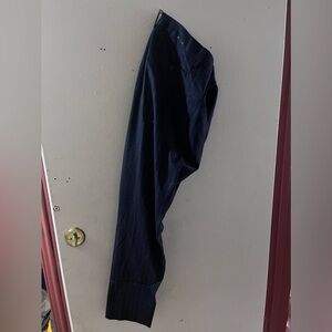 Blue pants with gray stripes . NEW